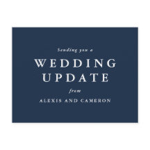 Klassische Postkarte für Hochzeiten