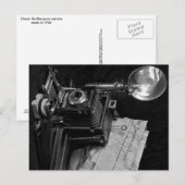 Klassische Presskamera Postkarte (Vorne/Hinten)
