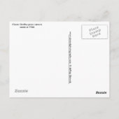Klassische Presskamera Postkarte (Rückseite)