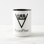 Klassische ProofPeer Tasse (Zentrum)