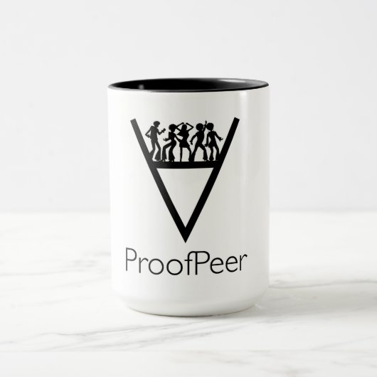 Klassische ProofPeer Tasse (Zentrum)