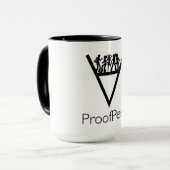 Klassische ProofPeer Tasse (Vorderseite Links)