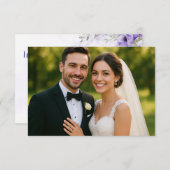 Klassische Prüfung auf UAWG-Antwortkarte RSVP Karte (Vorne/Hinten)