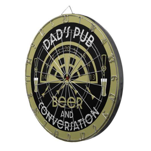 Klassische Pub Darts Dartscheibe (Vorderseite rechts)