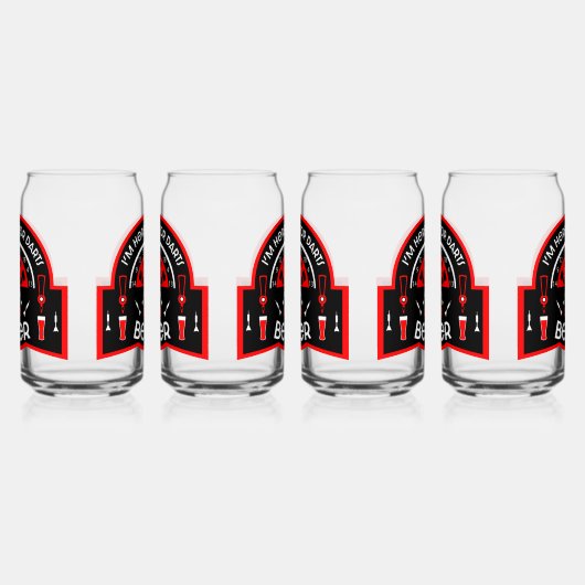 Klassische Pub Darts Dosenglas (Rechts)