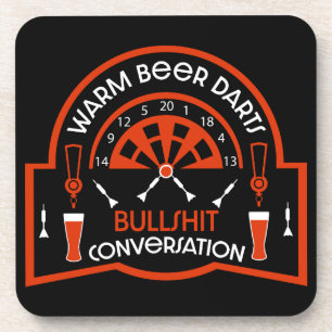 Klassische Pub Darts Getränkeuntersetzer
