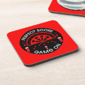 Klassische Pub Darts Getränkeuntersetzer (Linke Seite)
