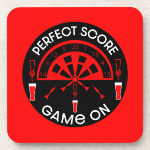 Klassische Pub Darts Getränkeuntersetzer