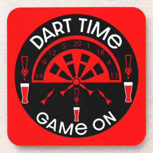 Klassische Pub Darts Getränkeuntersetzer