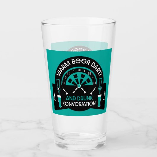 Klassische Pub Darts Glas (Vorderseite)