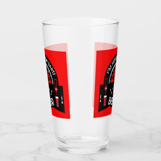 Klassische Pub Darts Glas (Links)