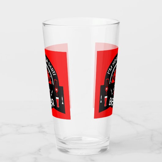 Klassische Pub Darts Glas (Rechts)