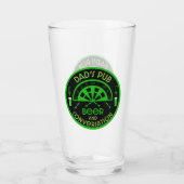 Klassische Pub Darts Glas (Rückseite)