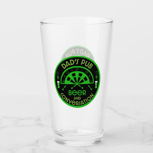 Klassische Pub Darts Glas (Vorderseite)