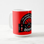 Klassische Pub Darts Kaffeetasse (Vorderseite Links)