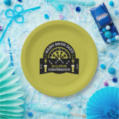 Klassische Pub Darts Pappteller (Party)