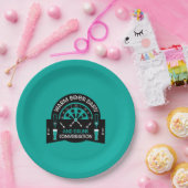 Klassische Pub Darts Pappteller (Party)