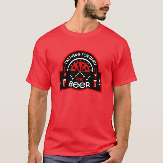 Klassische Pub Darts T-Shirt (Vorderseite)