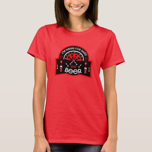 Klassische Pub Darts T-Shirt (Vorderseite)