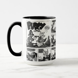 Klassische Pudgy Pig-Tasse der 40er Jahre Tasse