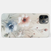 Klassische, raffinierte, delikate Watercolor-Blume Case-Mate iPhone Hülle (Rückseite (Horizontal))