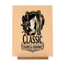 Klassische Rahmen & Schatten Vintage Noir Kino Acr
