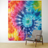 Klassische Rainbow-Gefärbte Krawatte der 60er Jahr Wandteppich (Beispiel)