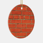 Klassische Red Brick Wall Keramik Ornament (Rechts)