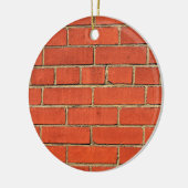 Klassische Red Brick Wall Keramik Ornament (Links)