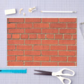 Klassische Red Brick Wall Seidenpapier (Handwerk)