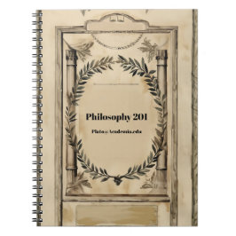 Klassische Reflexion der Weisheit Notizblock