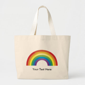 Klassische RegenbogenTasche - kundenspezifisch, Pe Jumbo Stoffbeutel