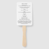 Klassische Reihenfolge der Begehung des Lebens Fächer (Rückseite)