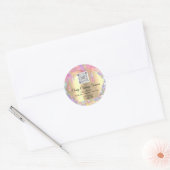 Klassische Reinigungsdienste - QR-Code für Haushal Runder Aufkleber (Umschlag)