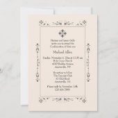 Klassische religiöse Einladung (Vorderseite)