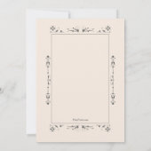 Klassische religiöse Einladung (Rückseite)