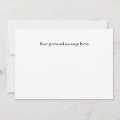 Klassische Rennpferdekarte (Rückseite)