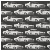 Klassische Rennwagen Stoff (Muster)