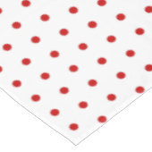 Klassische Retro Arttischdecke des Tupfenmusters Tischdecke (Schrägansicht)