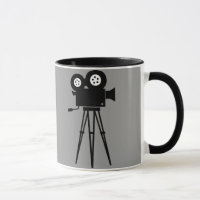 KLASSISCHE RETRO FILMTECHNIK-KAMERA UND STATIV