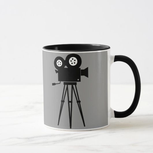 KLASSISCHE RETRO FILMTECHNIK-KAMERA UND STATIV TASSE (Rechts)