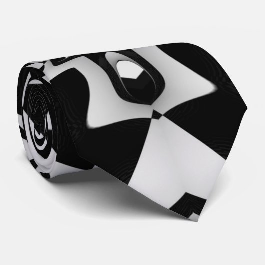 Klassische Retro Krawatte 007 (Gerollt)