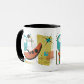 Klassische Retro-Redux-Tasse Tasse (Vorderseite Links)