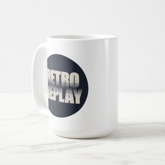 Klassische Retro Replay-Kaffee-Tasse Kaffeetasse (Vorderseite Links)