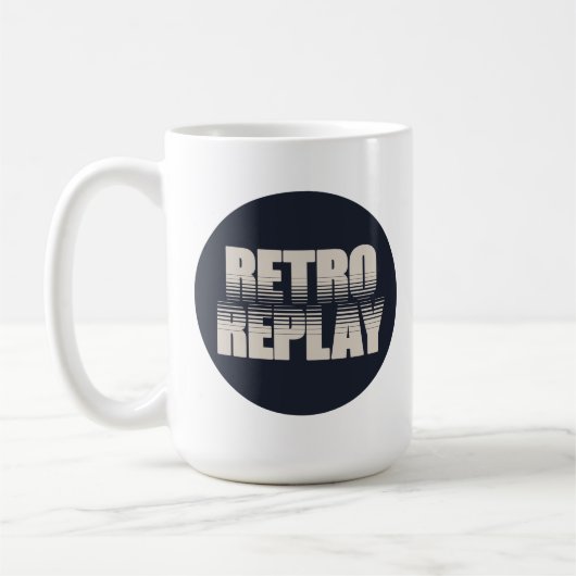Klassische Retro Replay-Kaffee-Tasse Kaffeetasse (Links)