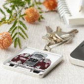 Klassische Retro Vintage Car Personalisierte Gesch Schlüsselanhänger (Seite)