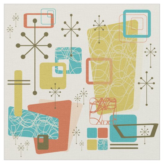 Klassische Retrocreme Stoff (Nahaufnahme)