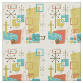 Klassische Retrocreme Stoff (Muster)