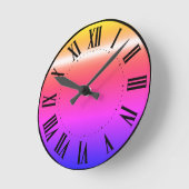 klassische Retrousche Runde Wanduhr (Winkel)