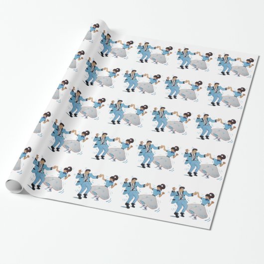 Klassische Rock-and-Roll Jivers Verpackung Geschenkpapier (Ungerollt)